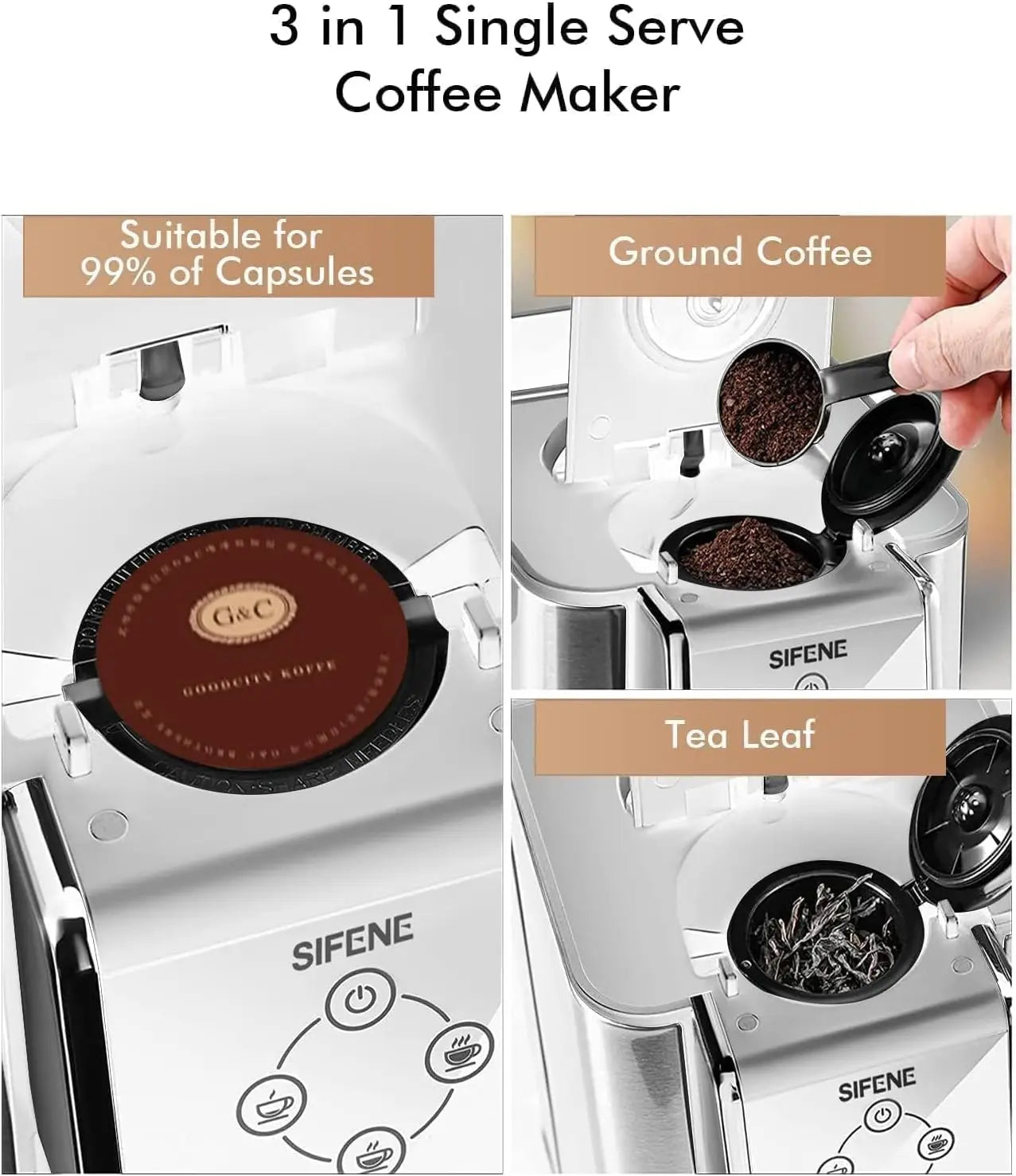 3 in 1 Pod Coffee Maker