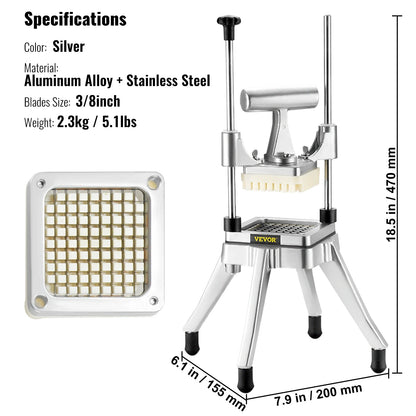 Manual Fruit Vegetable Dicer