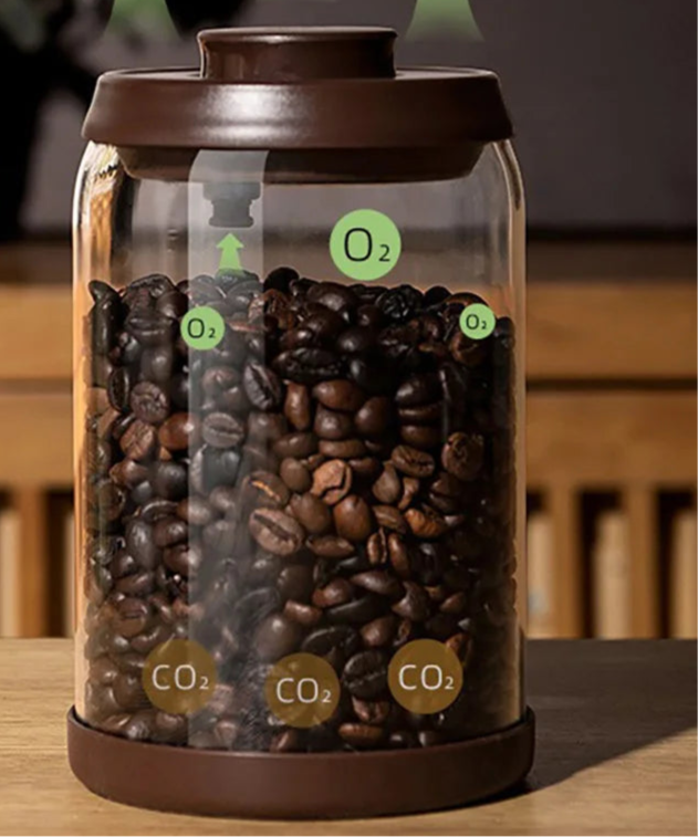 Glass Coffee Jar