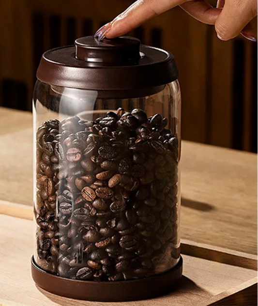 Glass Coffee Jar